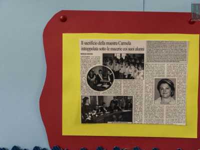 ...e un articolo dell'epoca dedicato alla tragedia
